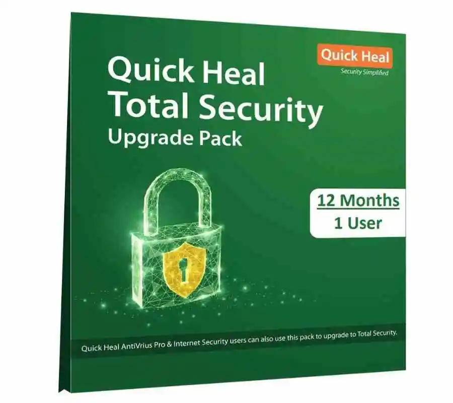 Quick heal Total Security Renewal key 1 User  1 Year